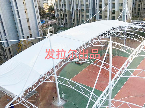 诸城文化小学操场球场遮阳棚建筑面积4500㎡